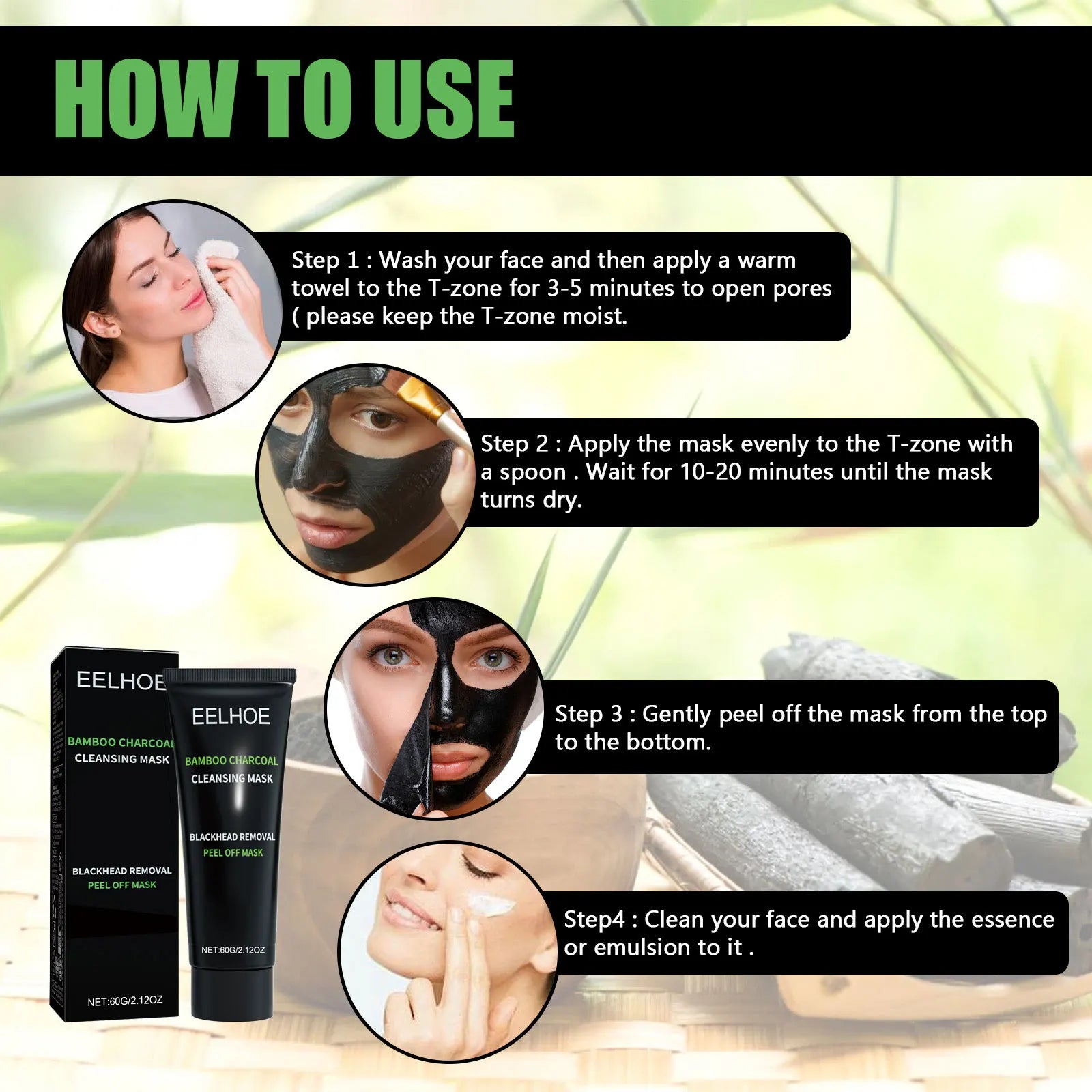 Bamboo Charcoal Peel Mask