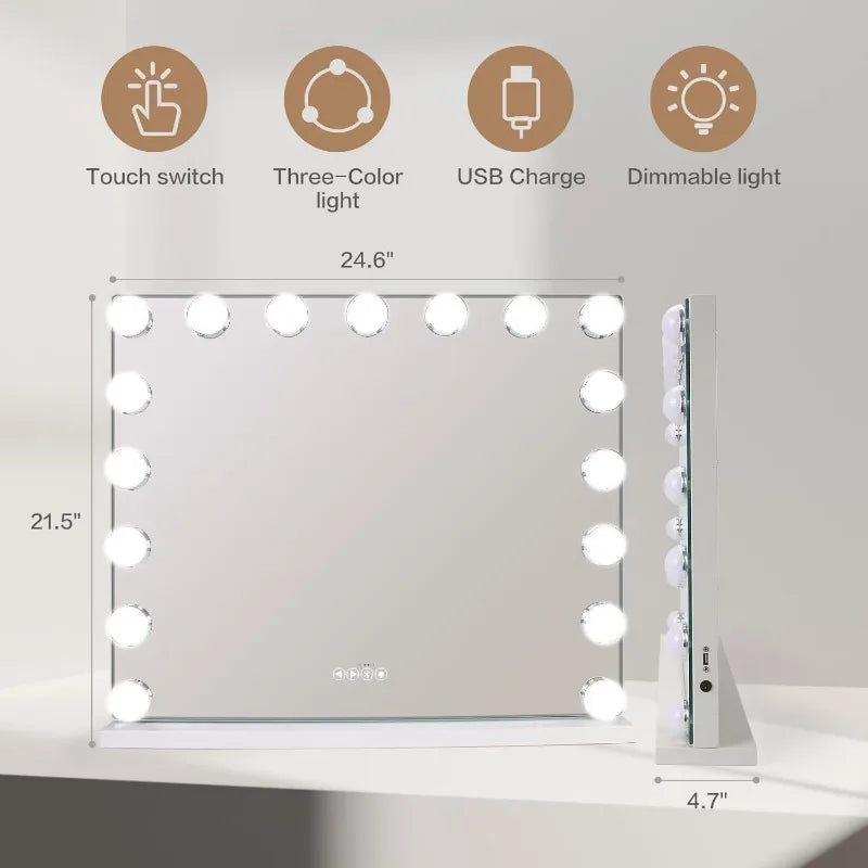 Large LED Vanity Mirror
